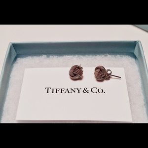 Tiffany’s Sterling Silver Knot Earrings